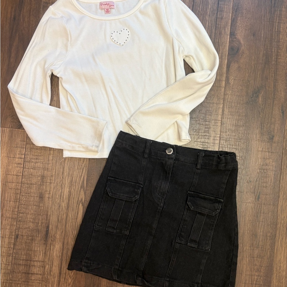 Black Skirt with Pockets